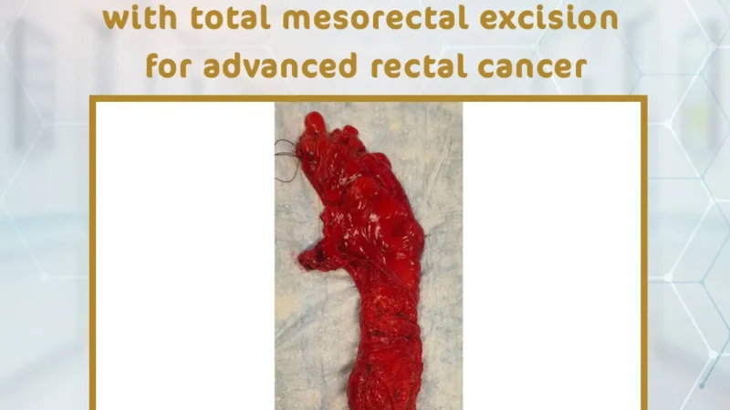 Abdominoperineal resection with total mesorectal excision